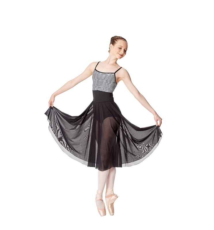 Mesh Long Sheer Skirt Emilia