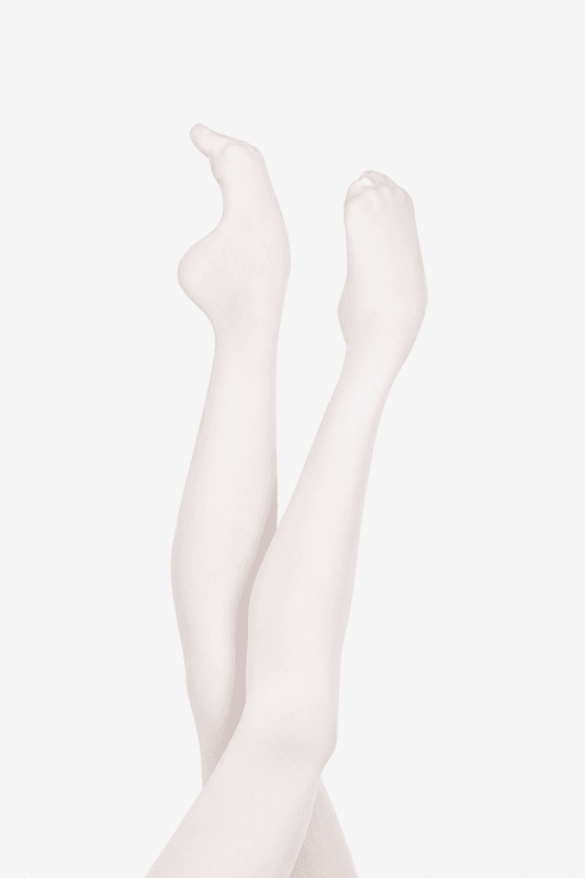 Hvit Ballett Tights